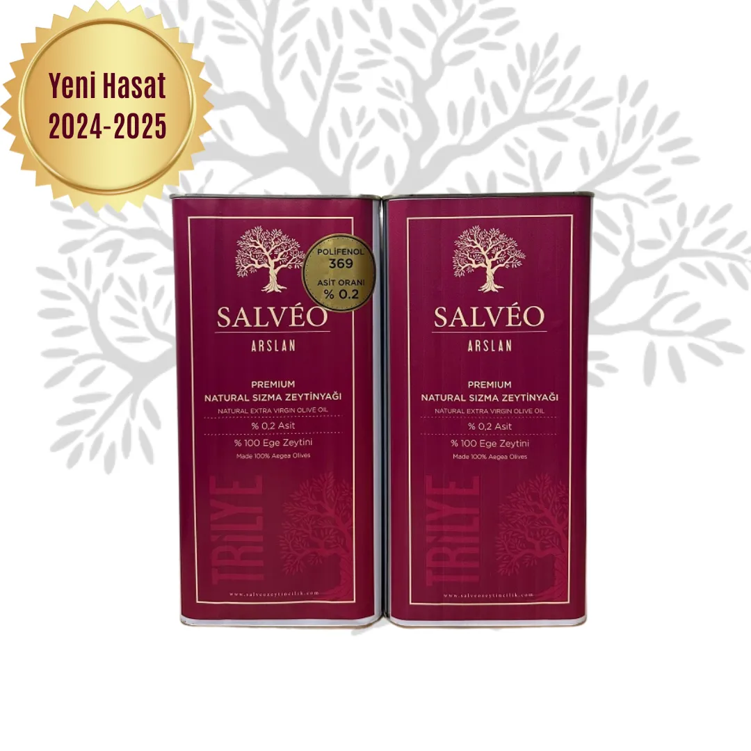 2'li 5 Litre Salveo Zeytinyağı
